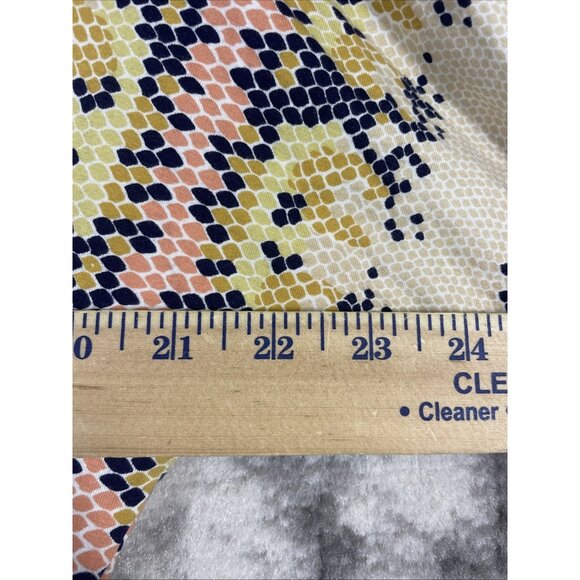 Anthropologie Porridge Top Womens Size Medium Snakeskin Soft‎ Stretch Collared - Picture 4 of 9